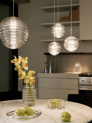 Press Medium Sphere Pendant Clear