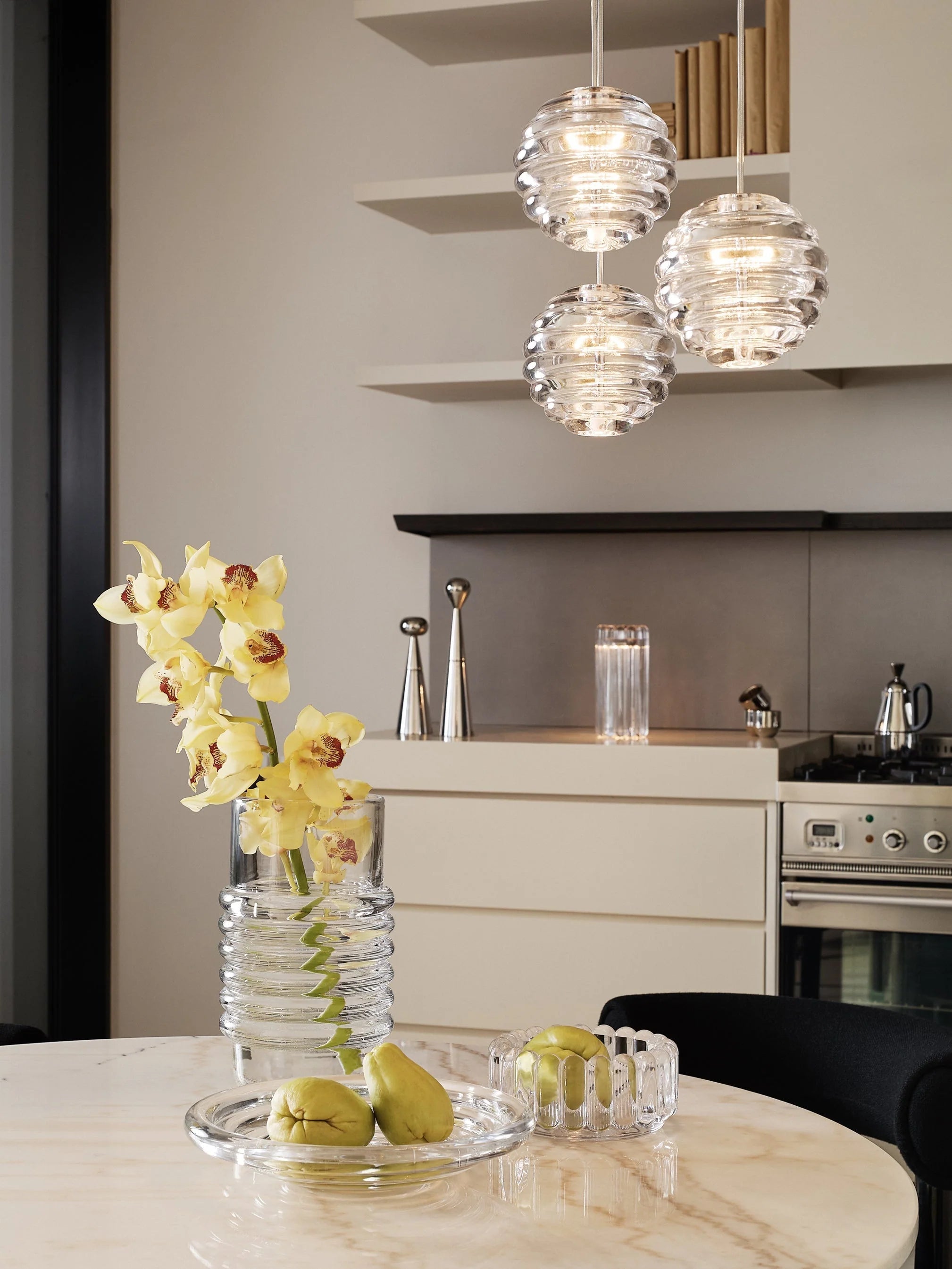 Press Mini Sphere Pendant Clear