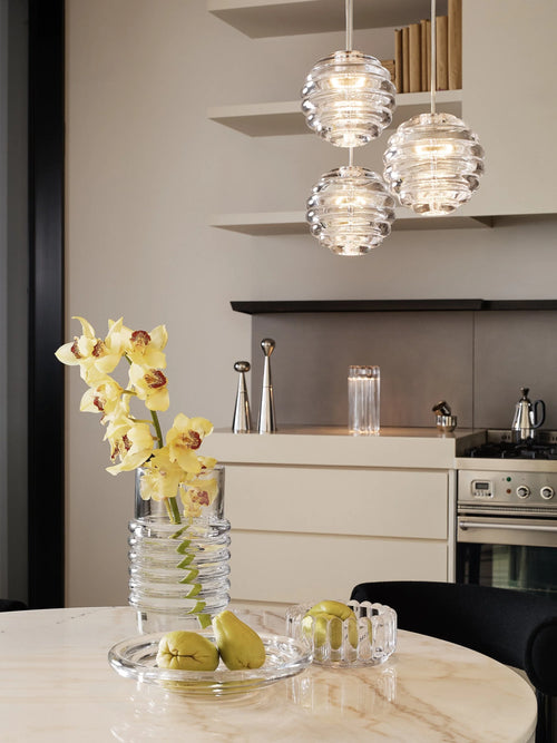 Press Mini Sphere Pendant Clear