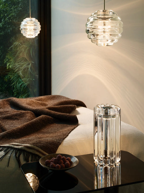 Press Mini Sphere Pendant Clear