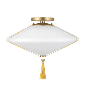 Reeve Gold Semi-Flush Mount