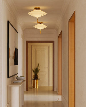Reeve Gold Semi-Flush Mount