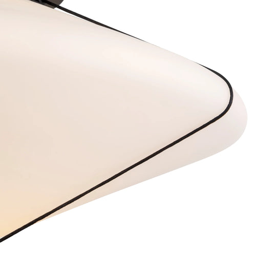 Reeve Black Semi-Flush Mount