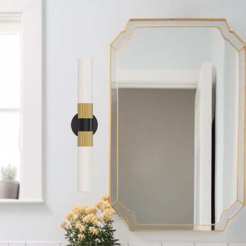 Rue Wall Sconce Black/Gold