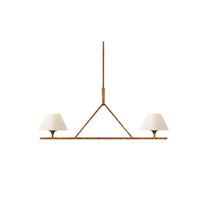 Cesta Large Linear Chandelier Gold