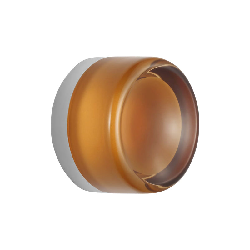 Tatum Wall Sconce Chrome/Amber Glass