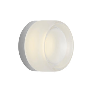 Tatum Wall Sconce Chrome/Clear Glass