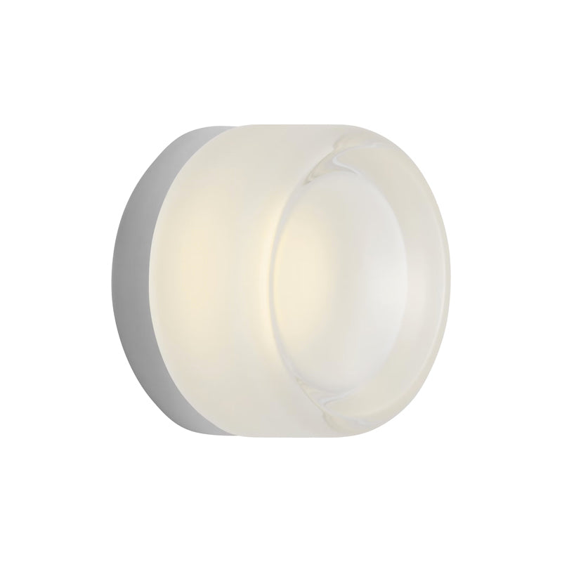 Tatum Wall Sconce Chrome/Clear Glass