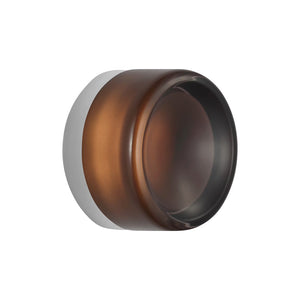 Tatum Wall Sconce Chrome/Smoke Glass