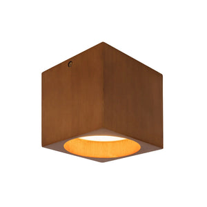 Bosco Oak Semi-Flush Mount Small