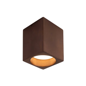 Bosco Walnut Semi-Flush Mount Medium