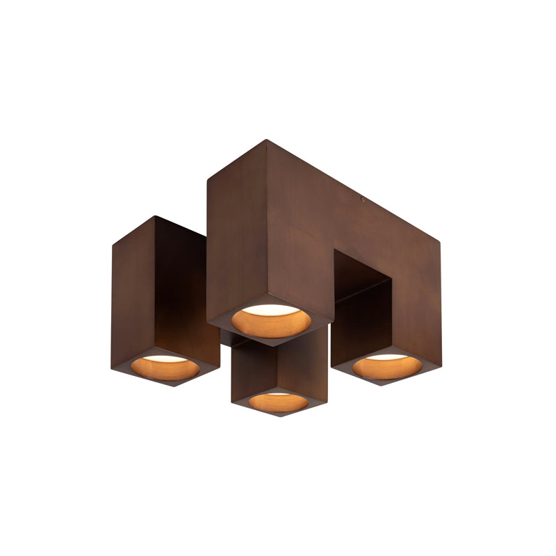 Bosco Walnut Semi-Flush Mount XL