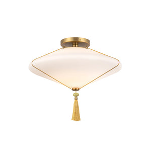 Reeve Gold Semi-Flush Mount