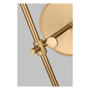 Baker 1-Light Bath Sconce Brass