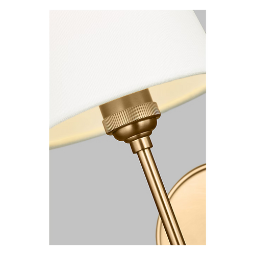 Baker 1-Light Bath Sconce Brass