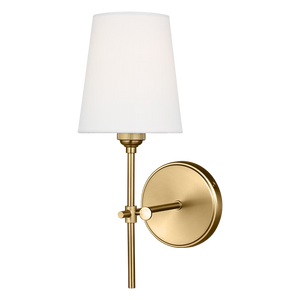 Baker 1-Light Bath Sconce Brass