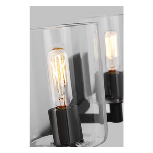 Fullton 4-Light Bath Sconce Black