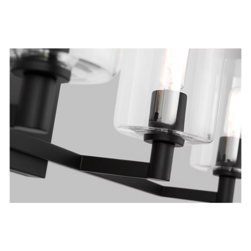 Fullton 4-Light Bath Sconce Black