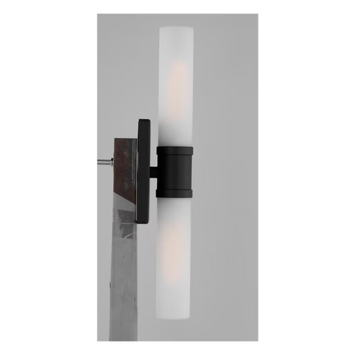 Keaton Medium Vanity Sconce Black