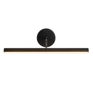Slender Wall Picture Light Small Black