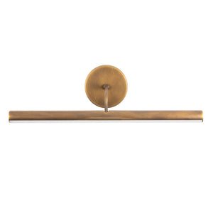 Slender Wall Picture Light Small Brass