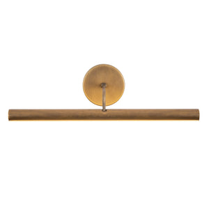 Slender Wall Picture Light Small Brass