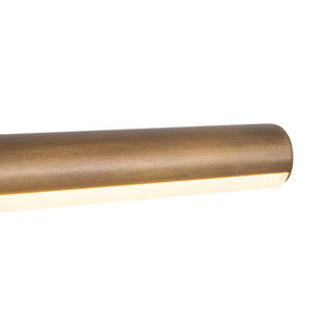 Slender Wall Picture Light Small Brass