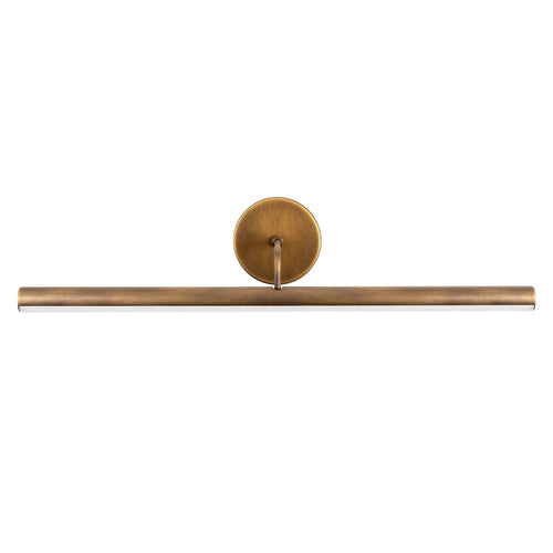 Slender Wall Picture Light Medium Brass