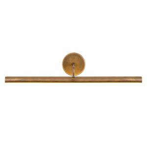 Slender Wall Picture Light Medium Brass