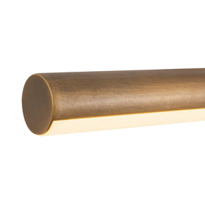 Slender Wall Picture Light Medium Brass