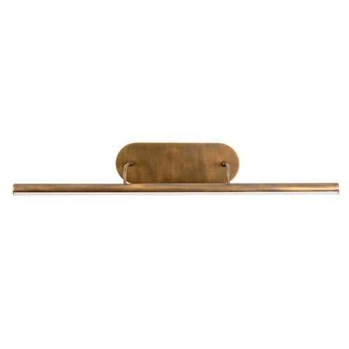 Slender Wall Picture Light Large Brass