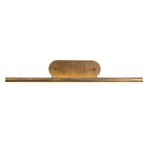Slender Wall Picture Light Large Brass
