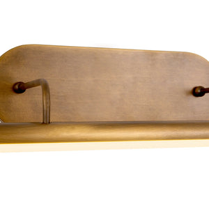 Slender Wall Picture Light Large Brass