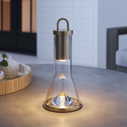 Kandella Accent Table Lamp Brass