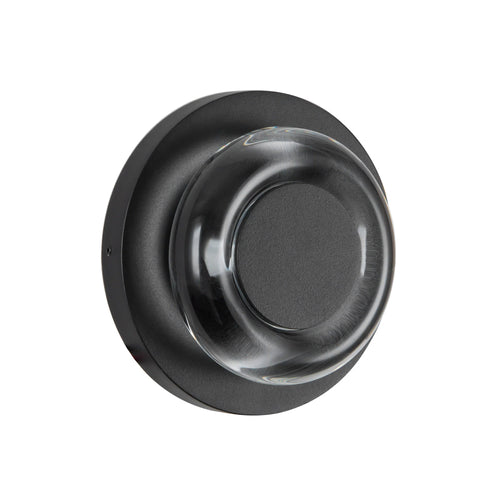 Stephord Exterior Wall Black/Clear Glass
