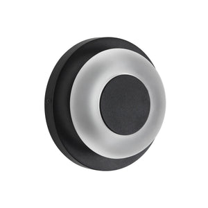 Stephord Exterior Wall Black/Frosted Glass