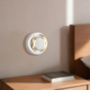 Stephord 4-In Wall Sconce Chrome/Clear Glass