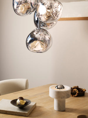 Stone Portable Light Silver