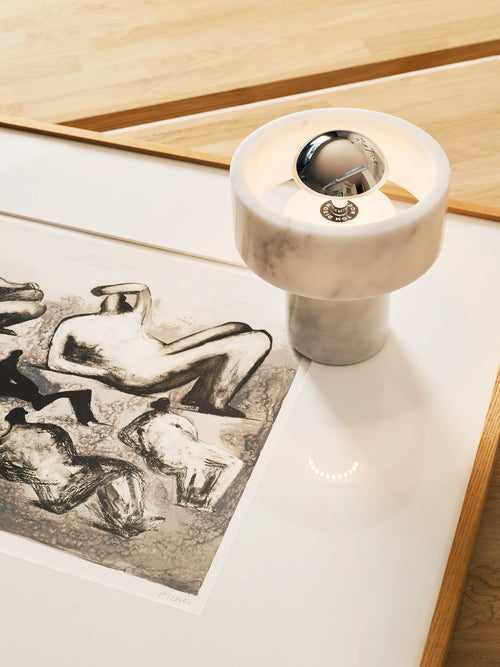 Stone Portable Light Silver