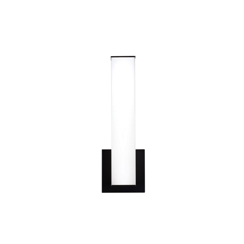 Tad 14" Led Sconce Black