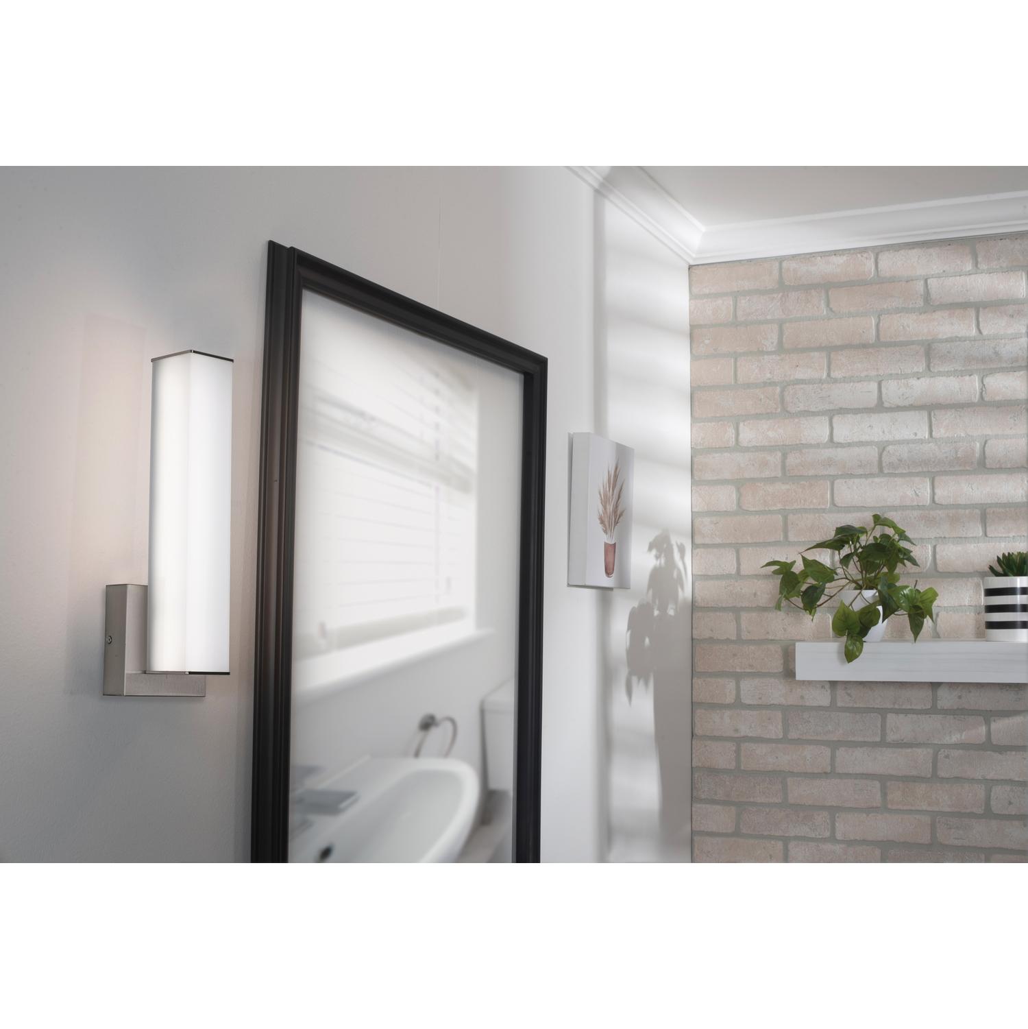 Tad 14" Led Sconce Black