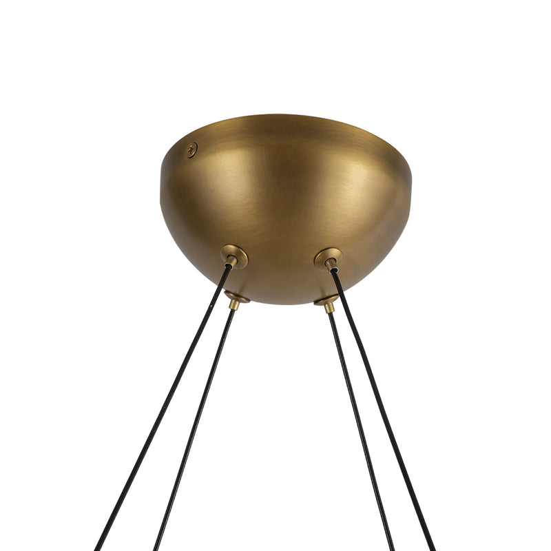 Taurus Chandelier Brass