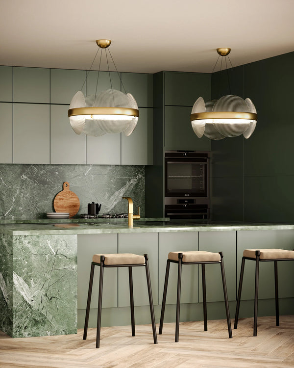 Taurus Chandelier Brass