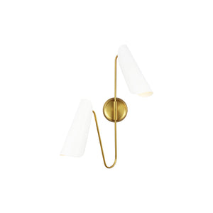 Tresa Two Light Sconce White