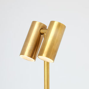 Doppia Rechargeable Table Lamp Brass