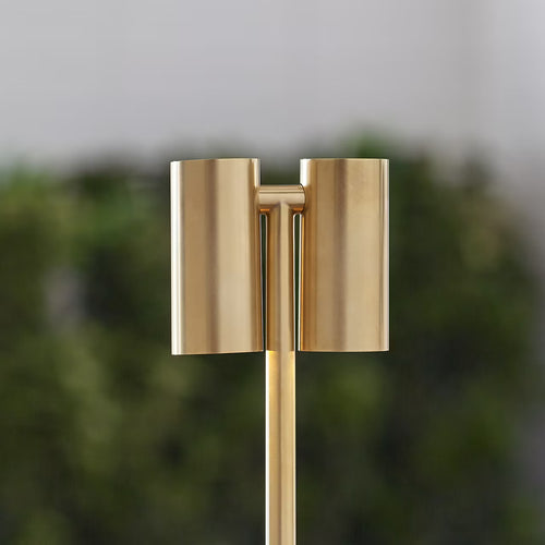 Doppia Rechargeable Table Lamp Brass