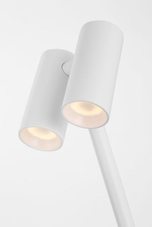 Doppia Rechargeable Table Lamp White