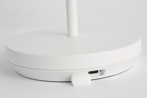 Doppia Rechargeable Table Lamp White
