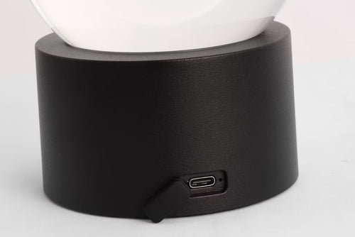 Mina Rechargeable Table Lamp Black