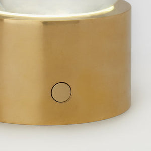 Mina Rechargeable Table Lamp Brass
